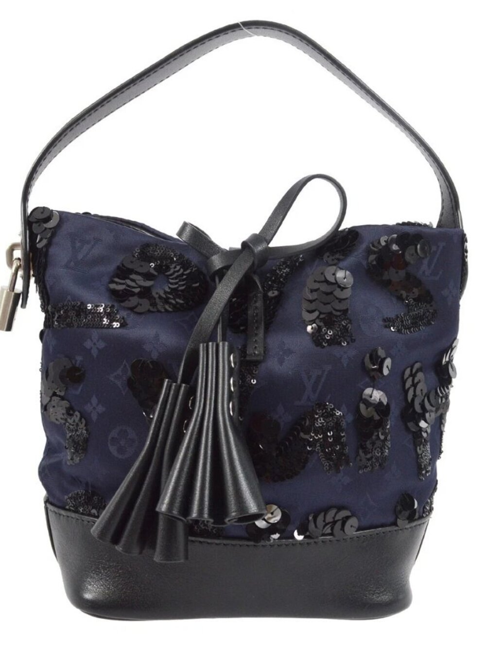 Louis Vuitton Navy Monogram Satin NN14 Spotlight PM Handbag M94601 CA0174 182496